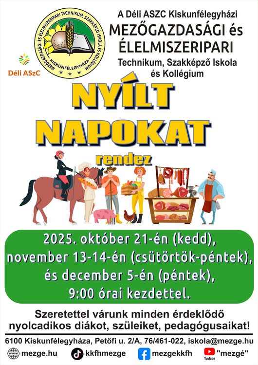 Nyílt nap 2025-2026